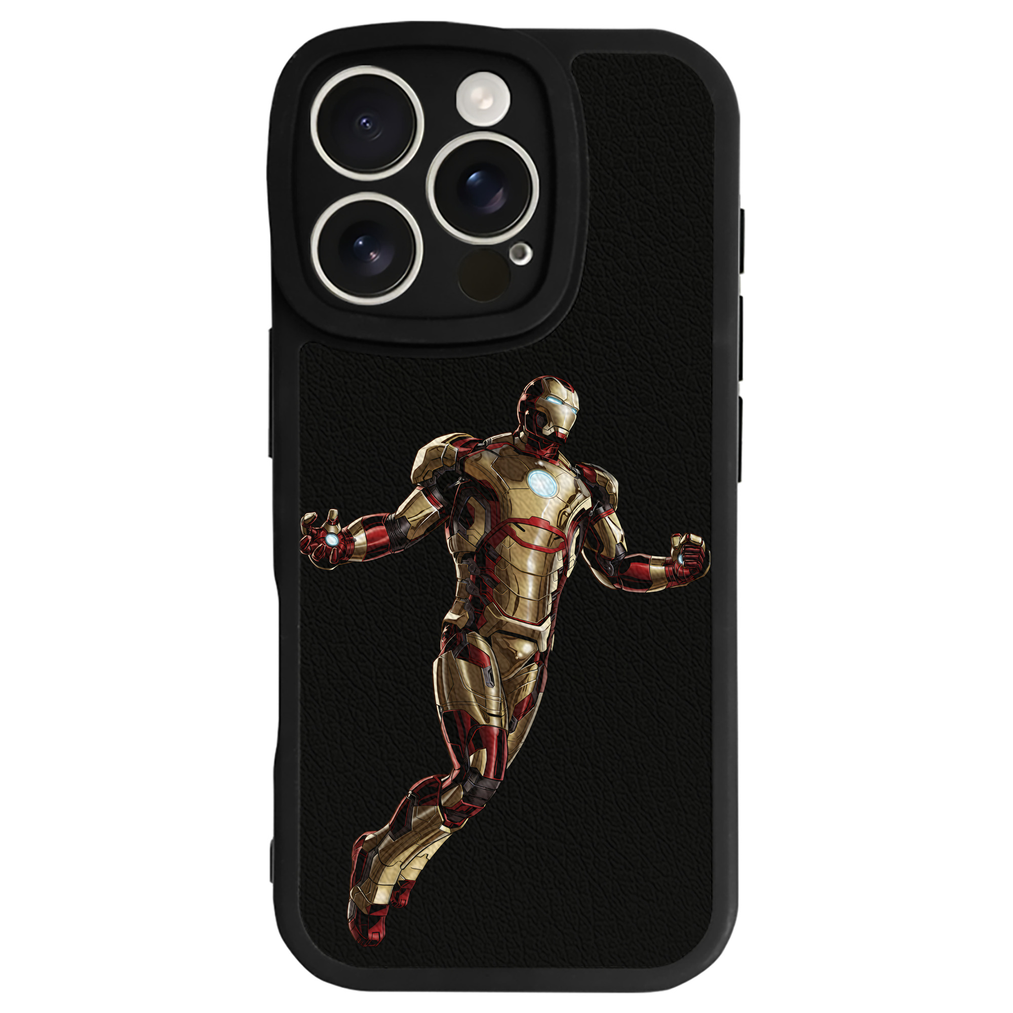 （画像用） アベンジャーズ The Avengers 【iPhone 16シリーズ対応】シリコンスマホケース（レザー調） 材質：シリコン